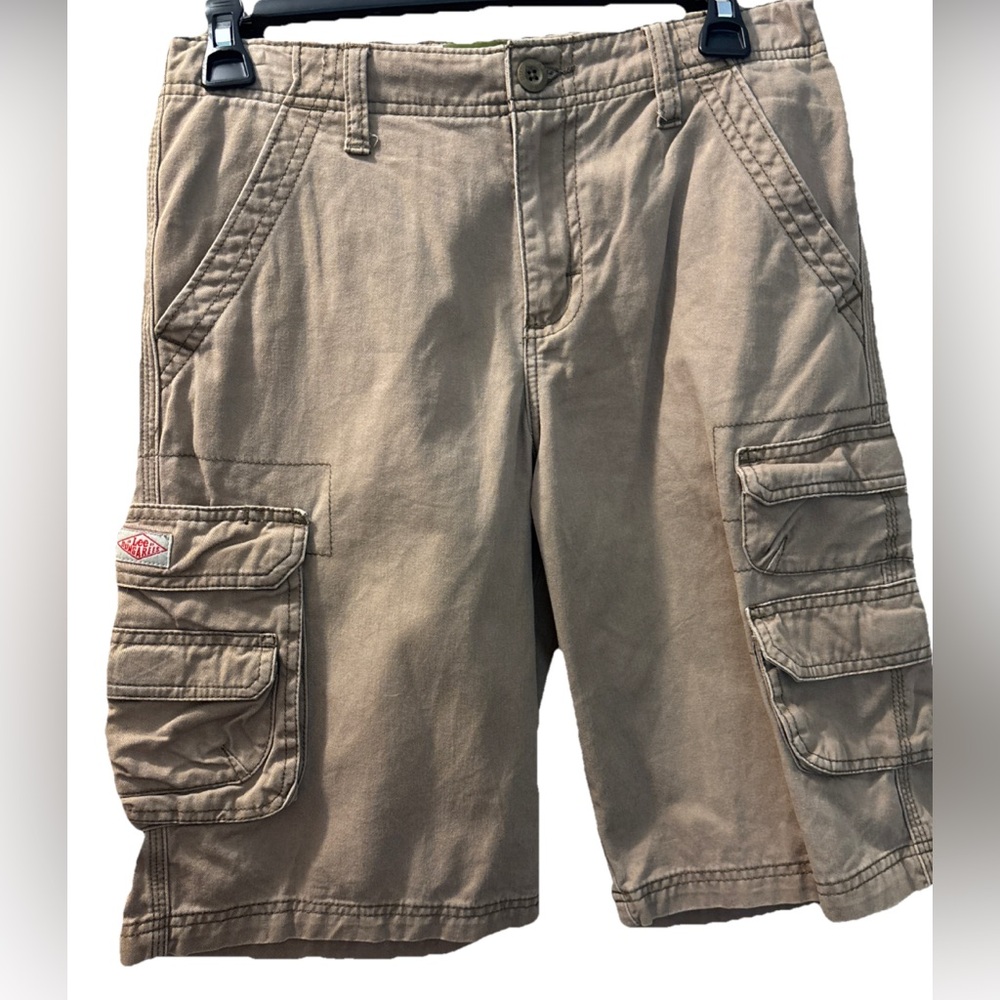 Boys Tan Cargo Shorts Lee Dungarees size 14